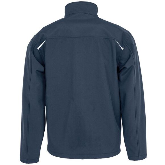 Result Genuine Recycled Mens 3-Layer Softshell Jacket / Navy - Picture 3 of 5